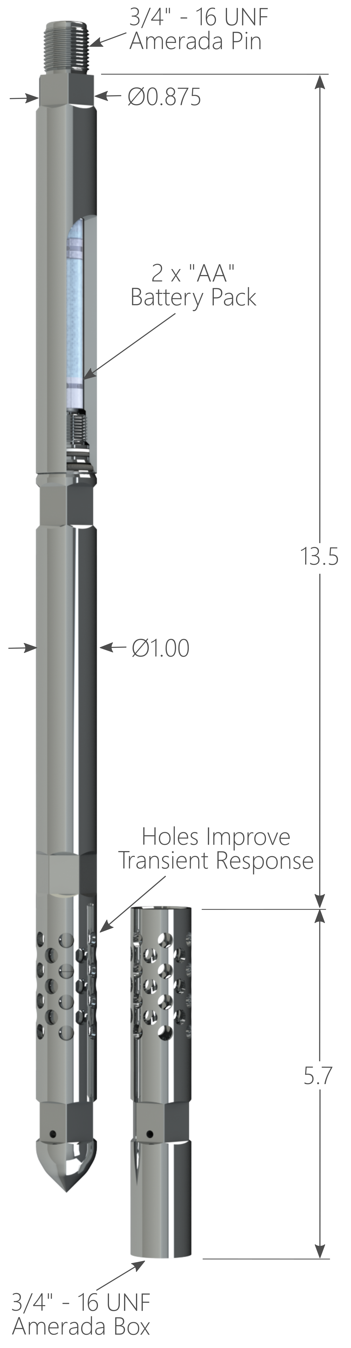 1.00" Quartz